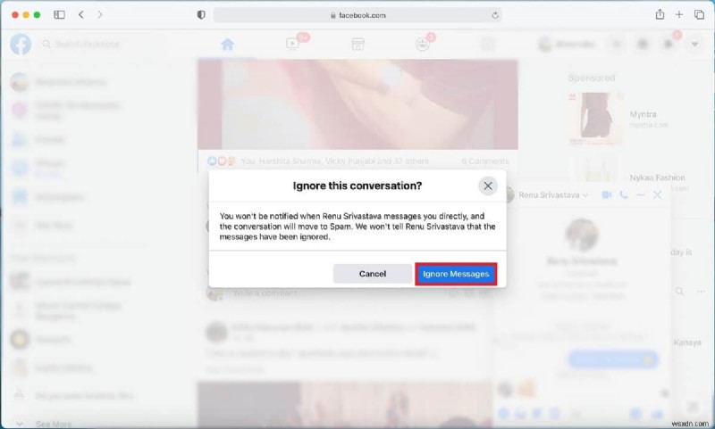 How to Ignore and Unignore Messages on Messenger