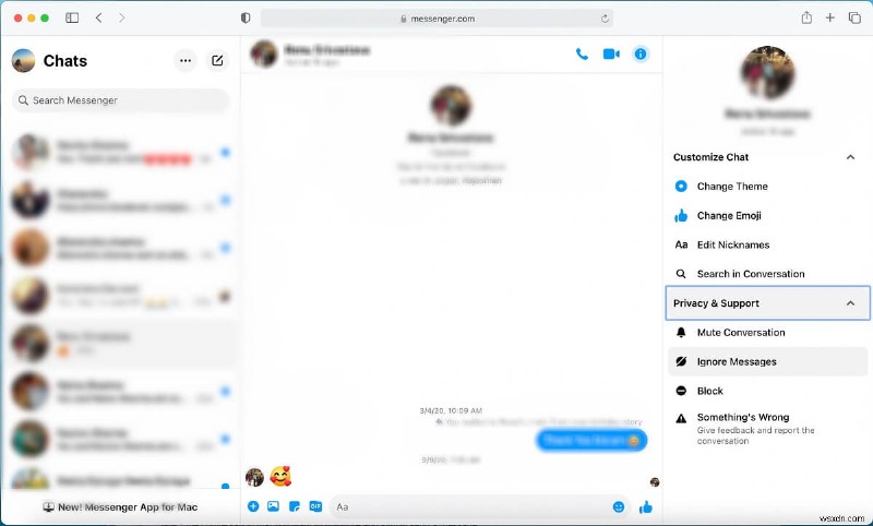 How to Ignore and Unignore Messages on Messenger