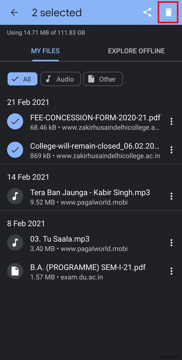 How to Delete Downloads on Android