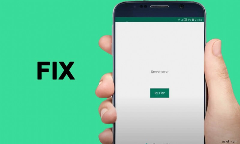 How to Fix Server Error in Google Play Store