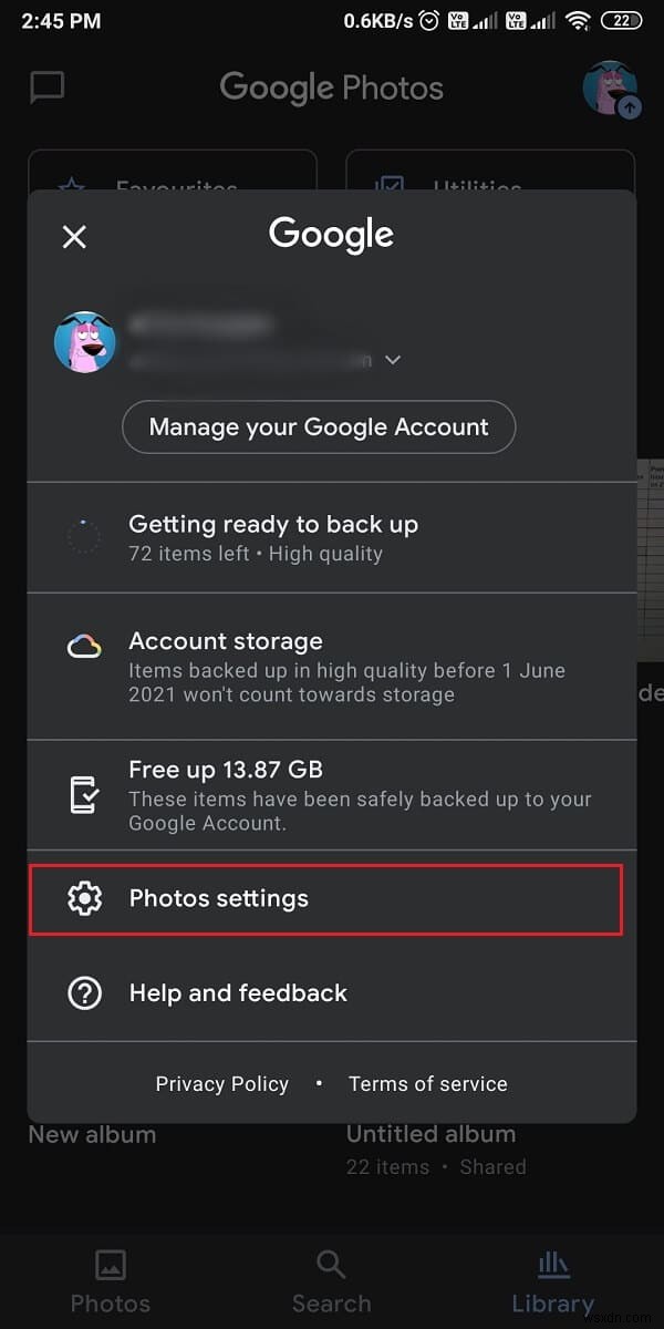 How to Remove an Account from Google Photos
