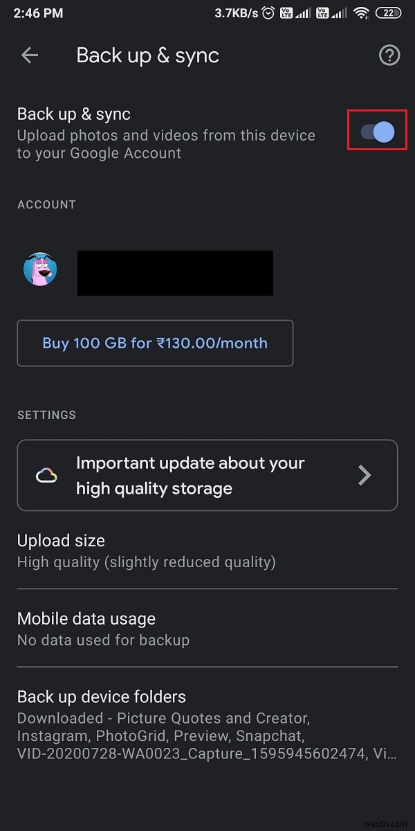 How to Remove an Account from Google Photos