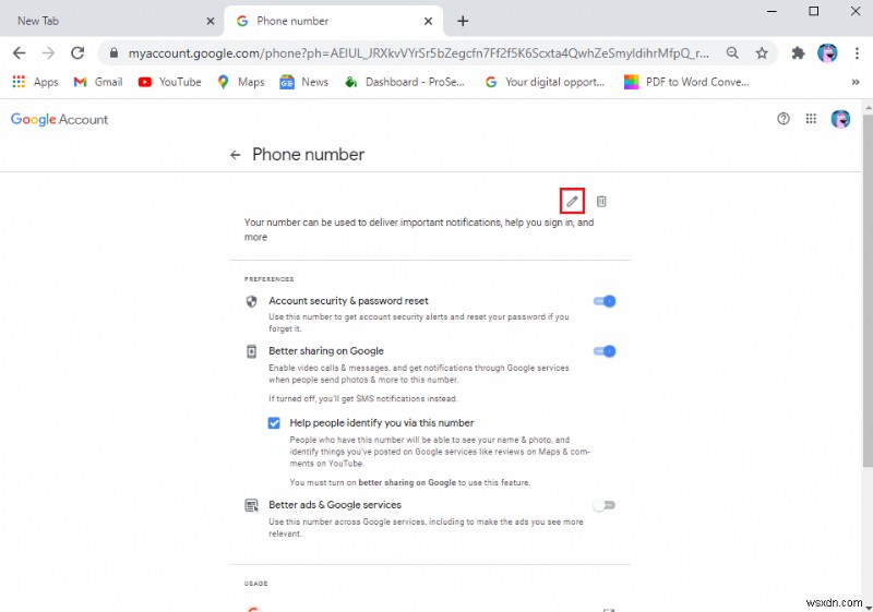 Change Your Name, Phone Number and Other Info in Google Account