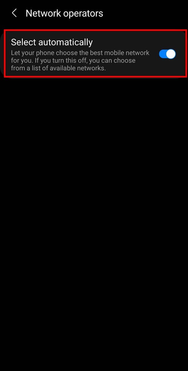Fix Emergency Calls Only and No Service Issue on Android