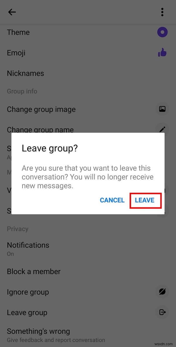 How to Leave a Group Chat in Facebook Messenger