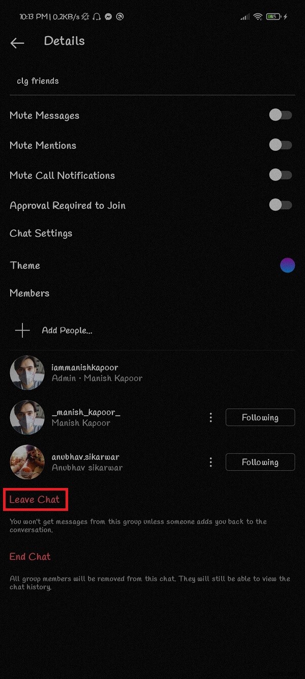 How to Stop People from Adding you to Instagram Group