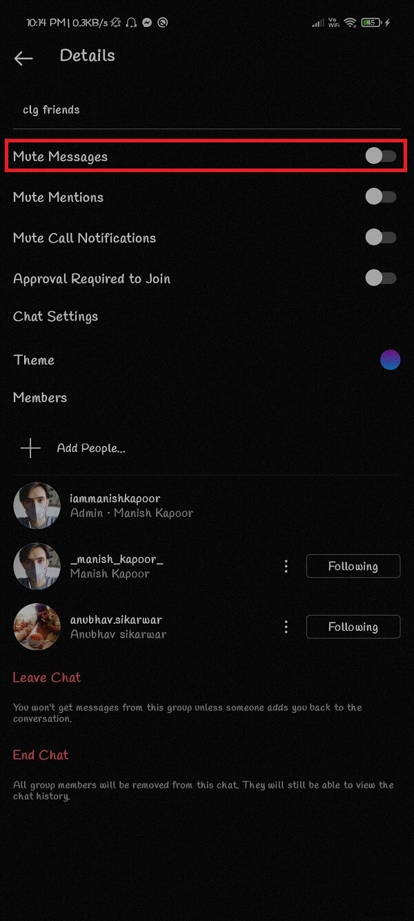 How to Stop People from Adding you to Instagram Group