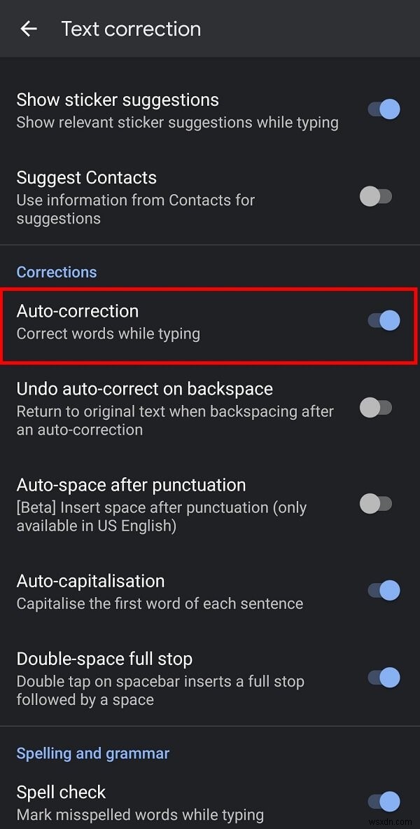 How to Turn Off Autocorrect on Android