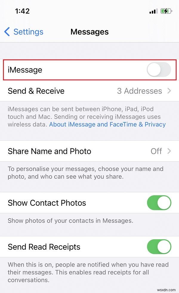 Fix Can’t Send Text Message to One Person
