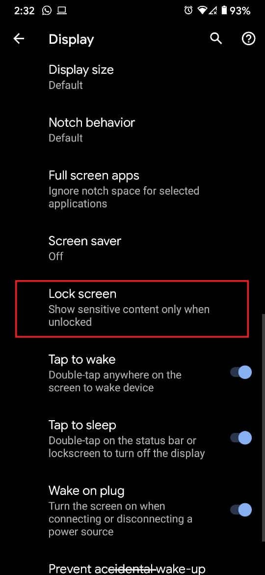 How to Enable Always On Display Android