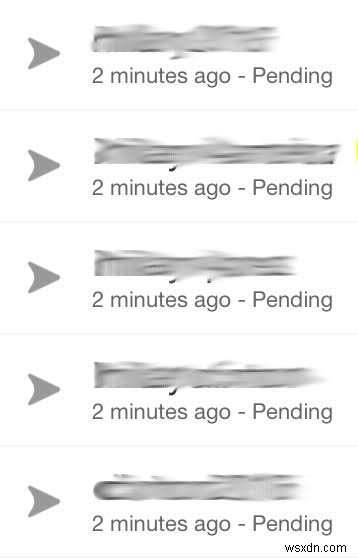 What does Grey Arrow mean on Snapchat?