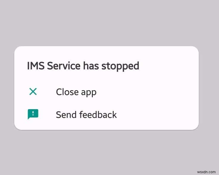 Fix Unfortunately IMS Service Has Stopped