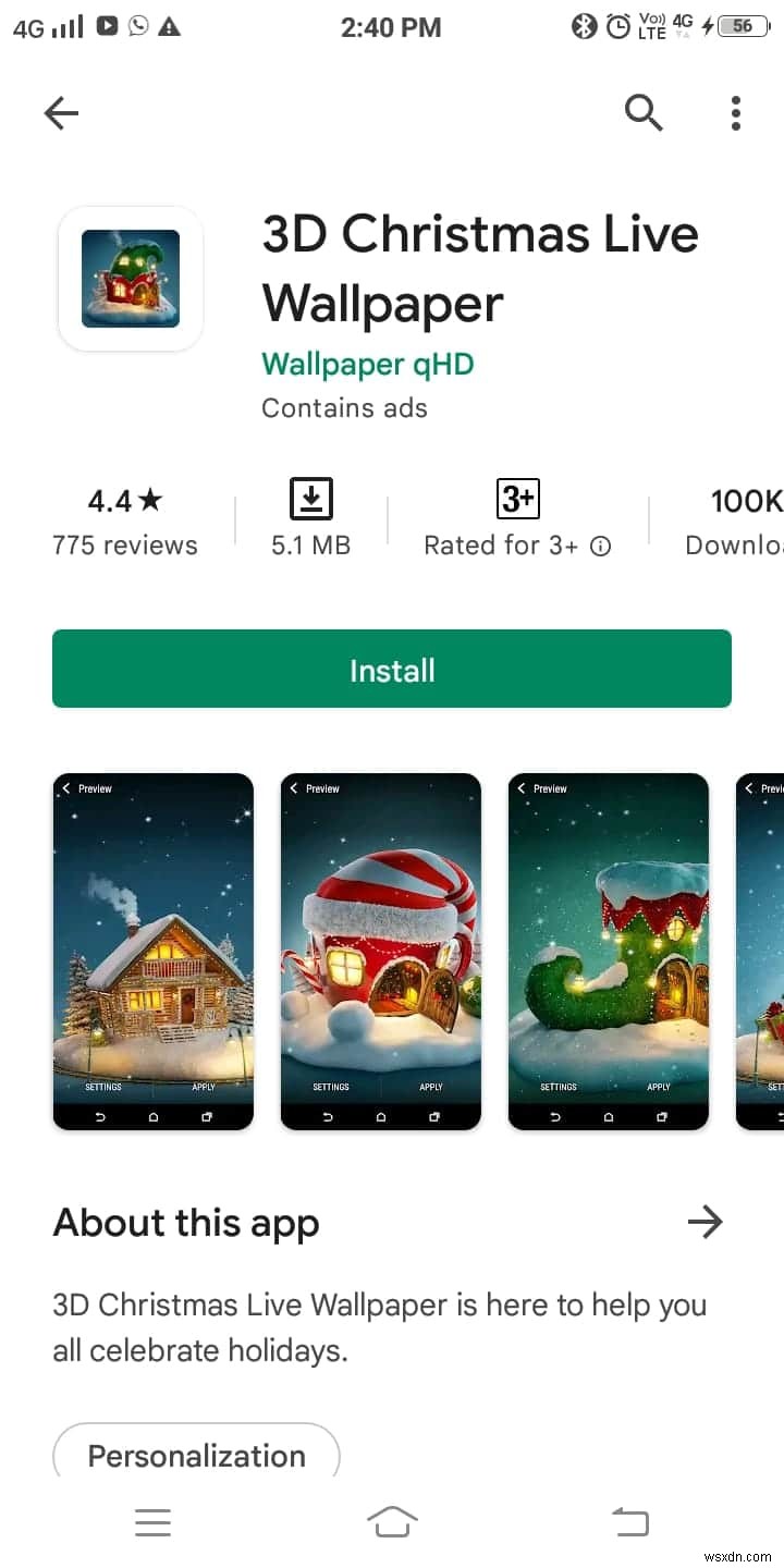 Best 15 Free Christmas Live Wallpaper Apps for Android