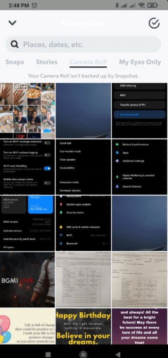How to Put Snapchat filters on Pictures from Camera Roll