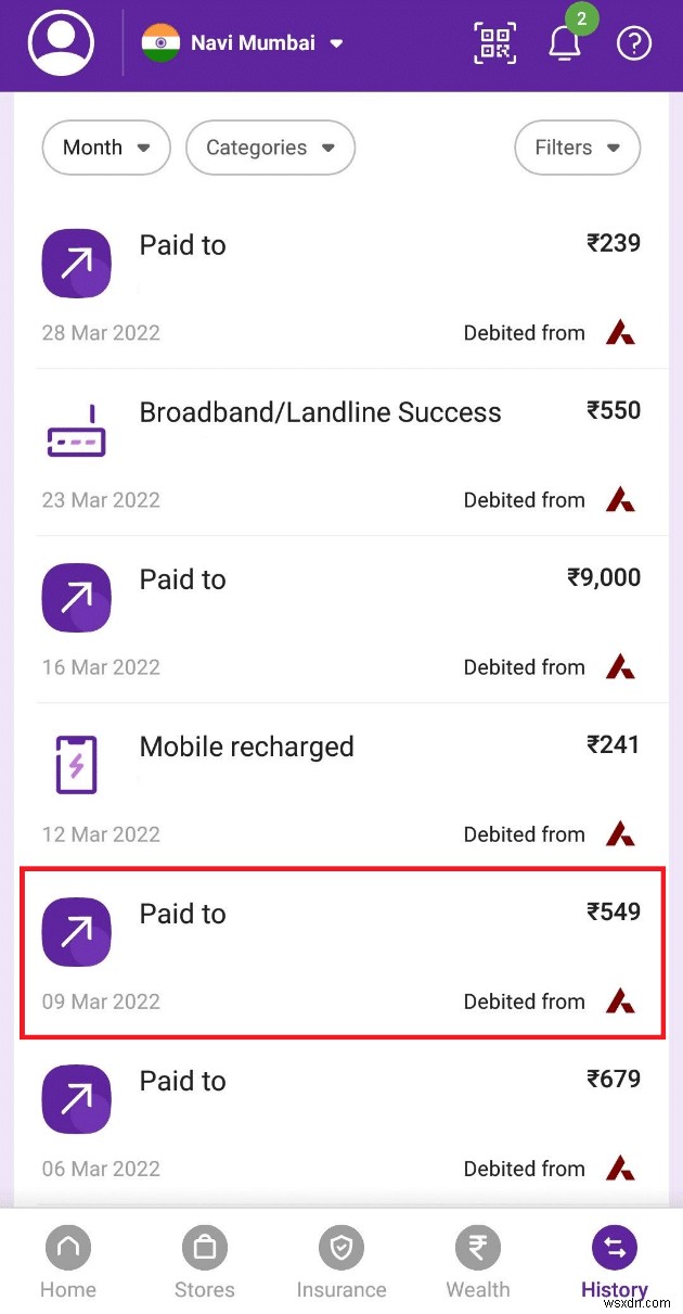 How to Delete PhonePe Transaction History