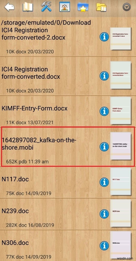 How to Open MOBI Files on Android