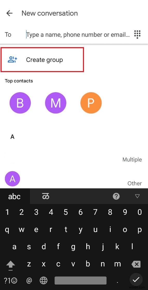 How to Perform Group Messaging on Android