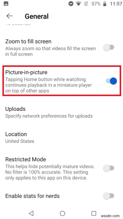 Fix YouTube Picture in Picture Not Working