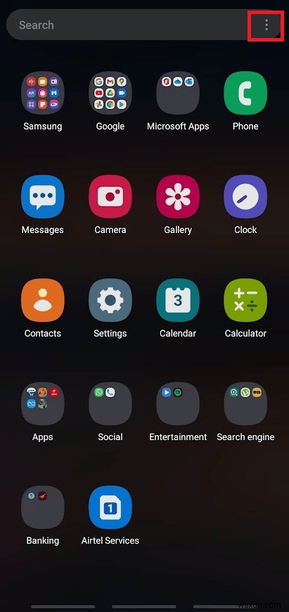 How to Disable Samsung Discover Option From App Screen