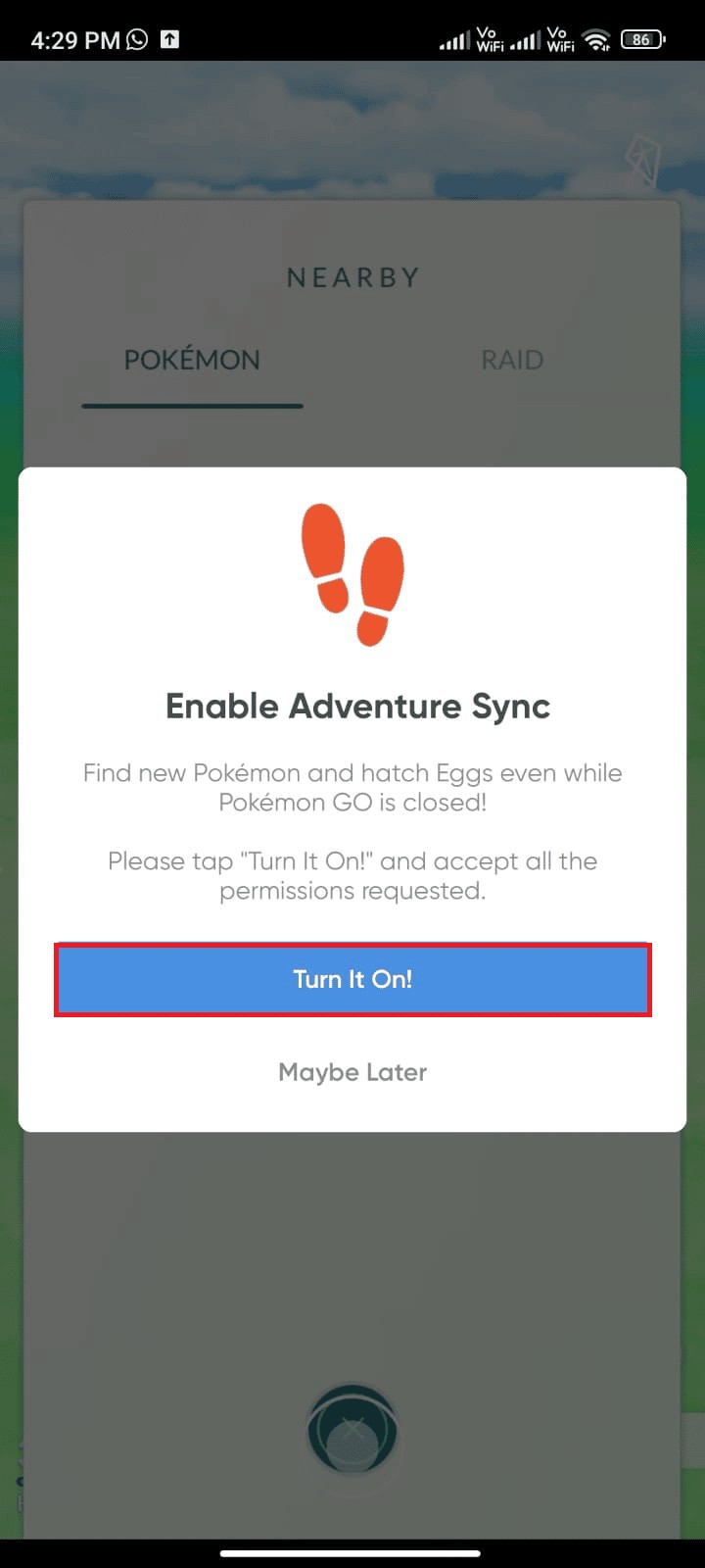 Fix Pokémon Go Adventure Sync Not Working on Android