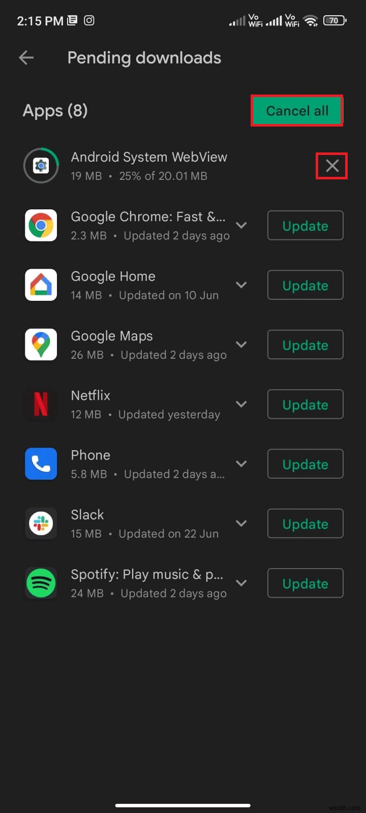 How to Fix Queued Download on Android