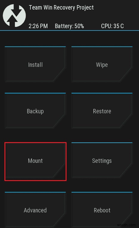 Fix Unable to Mount Storage TWRP on Android