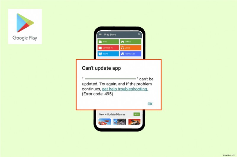 Fix Google Play Error Code 495 on Android