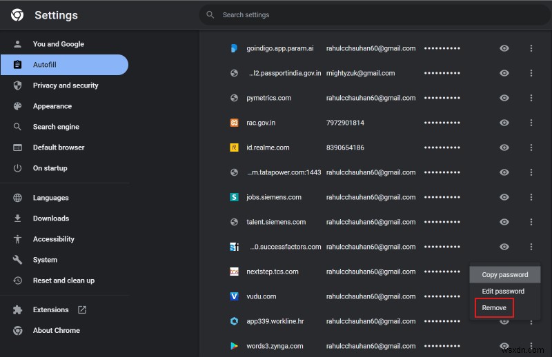 How to Delete Email Addresses from Gmail Autofill on Android