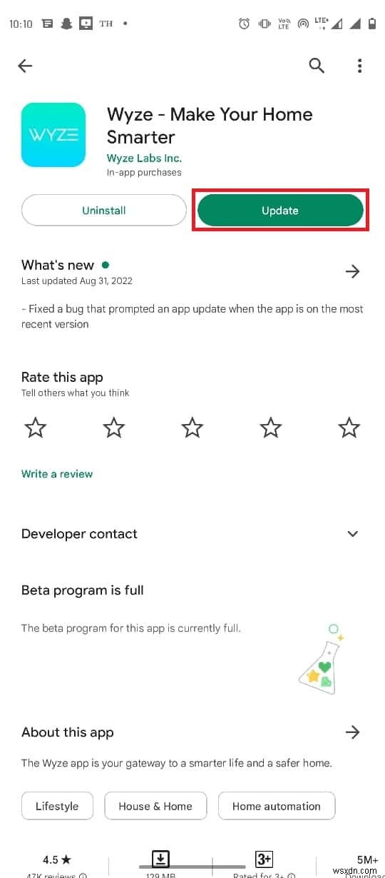 Fix Wyze Error 07 on Android