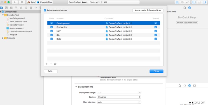 How to manage different environments and configurations for iOS projects