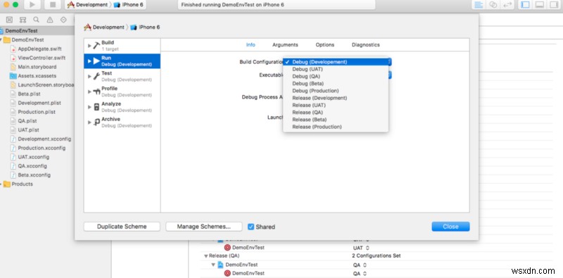 How to manage different environments and configurations for iOS projects