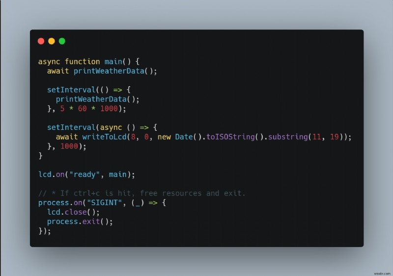 How to Use Node, a Raspberry Pi, and an LCD Screen to Monitor the Weather