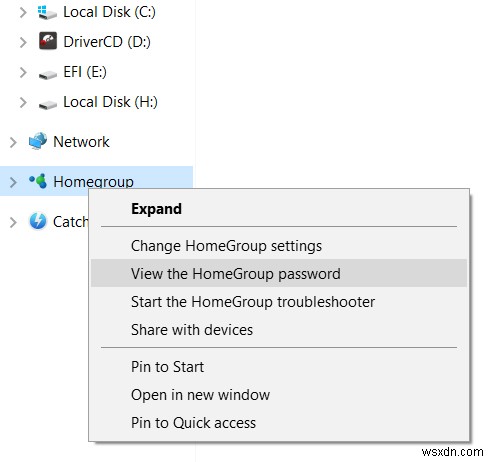 How to Find or Change Homegroup Password on Windows 10