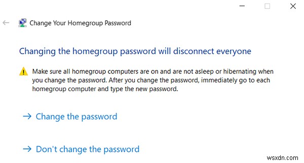 How to Find or Change Homegroup Password on Windows 10