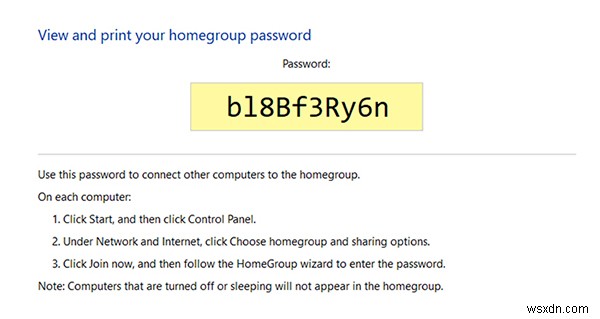 How to Find or Change Homegroup Password on Windows 10