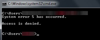 3 Methods That Help Resolve the System error 5 has occurred Error on Windows 10/8/7