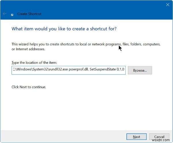 How to Create Shutdown, Hibernate & Sleep Shortcuts in Windows 10