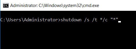 A Full List of Shutdown Command in Windows 10