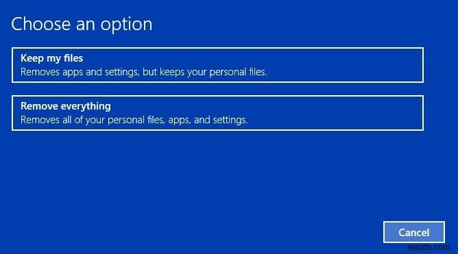 An Easy Way to Reset Windows 10 PC and Keep Personal Files