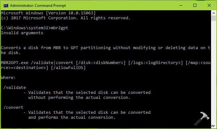How to Convert MBR to GPT without Data Loss in Windows 10
