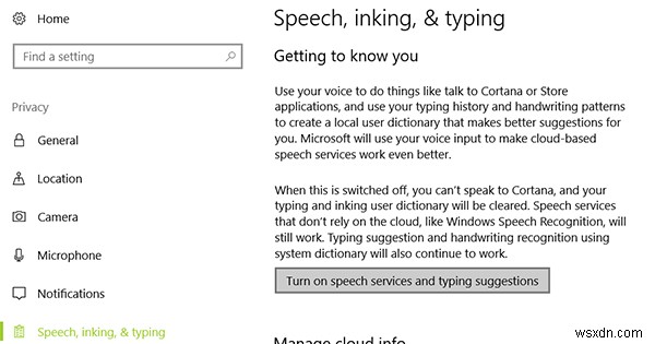 How to Disable Personal Data Collection in Cortana on Windows
