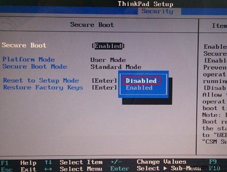 How to Recover/Reset Login Password on UEFI Based Lenovo/ThinkPad Computer