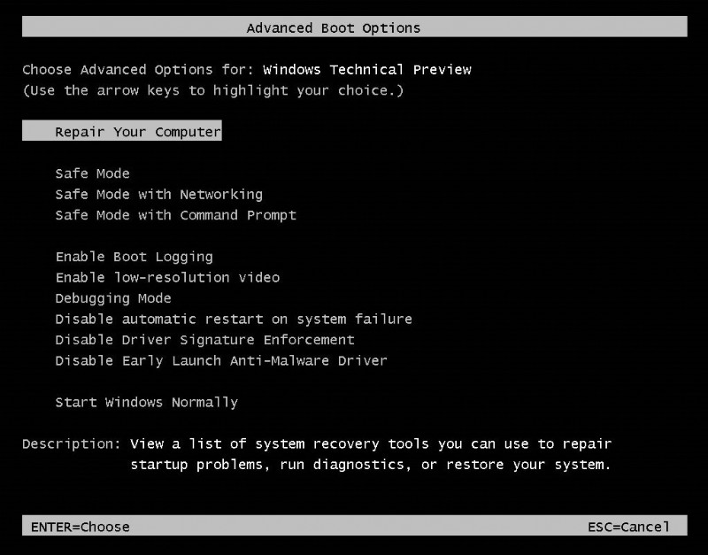 How to Enable F8 Safe Mode in Windows 10 Boot Menu