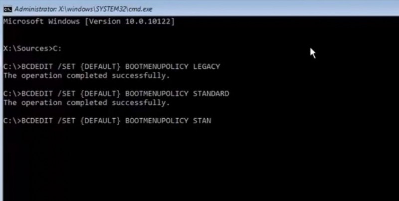 How to Enable F8 Safe Mode in Windows 10 Boot Menu