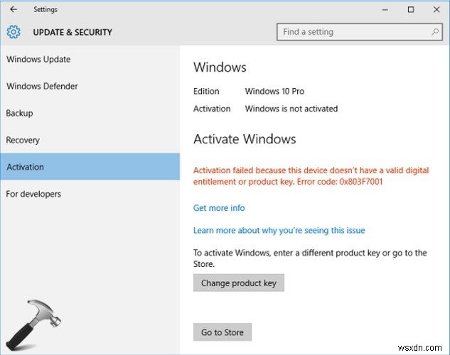 Top 5 Windows 10 Activation Error Codes and How to Fix