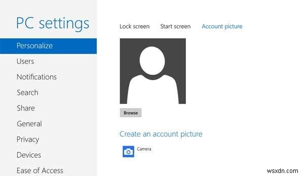 Top 2 Options to Change Your Account Picture in Windows 8 /8.1