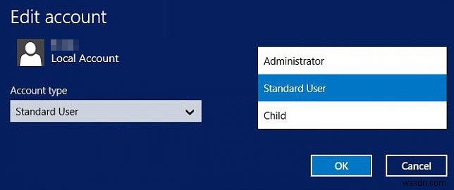 How to Change a Users Account Type in Windows 8.1 and 8