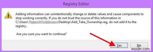 How to Add Take Ownership to Context Menu in Windows 8.1/8