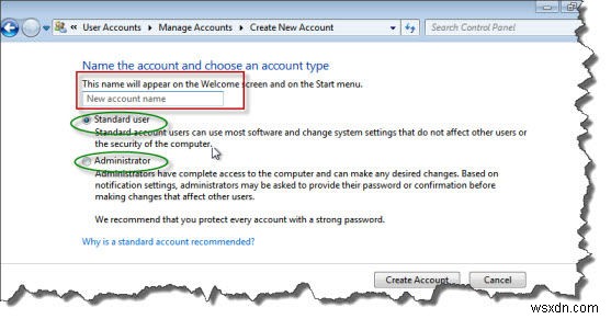 How to create an administrator account on Windows 7 ?