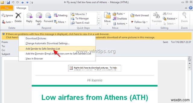 How to Enable Pictures Download in Outlook Email Messages.
